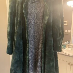 Greencrest vintage womens fur jacket